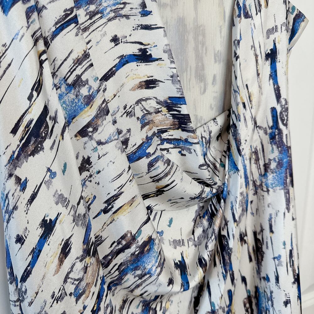 PORTS 1961 Silk Abstact Mini Dress | 10 - Picture 7 of 8